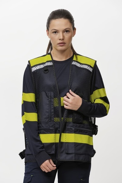 WORKTEAM FLUOR CHALECO C3603 - Imagen 3